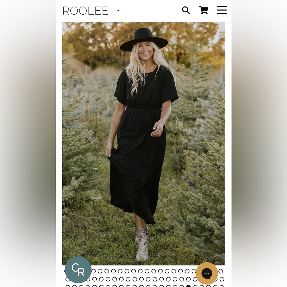 Roolee Taylor Jane Wrap Maxi Dress